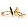 Gold with Black White Enamel Penguins2.jpg